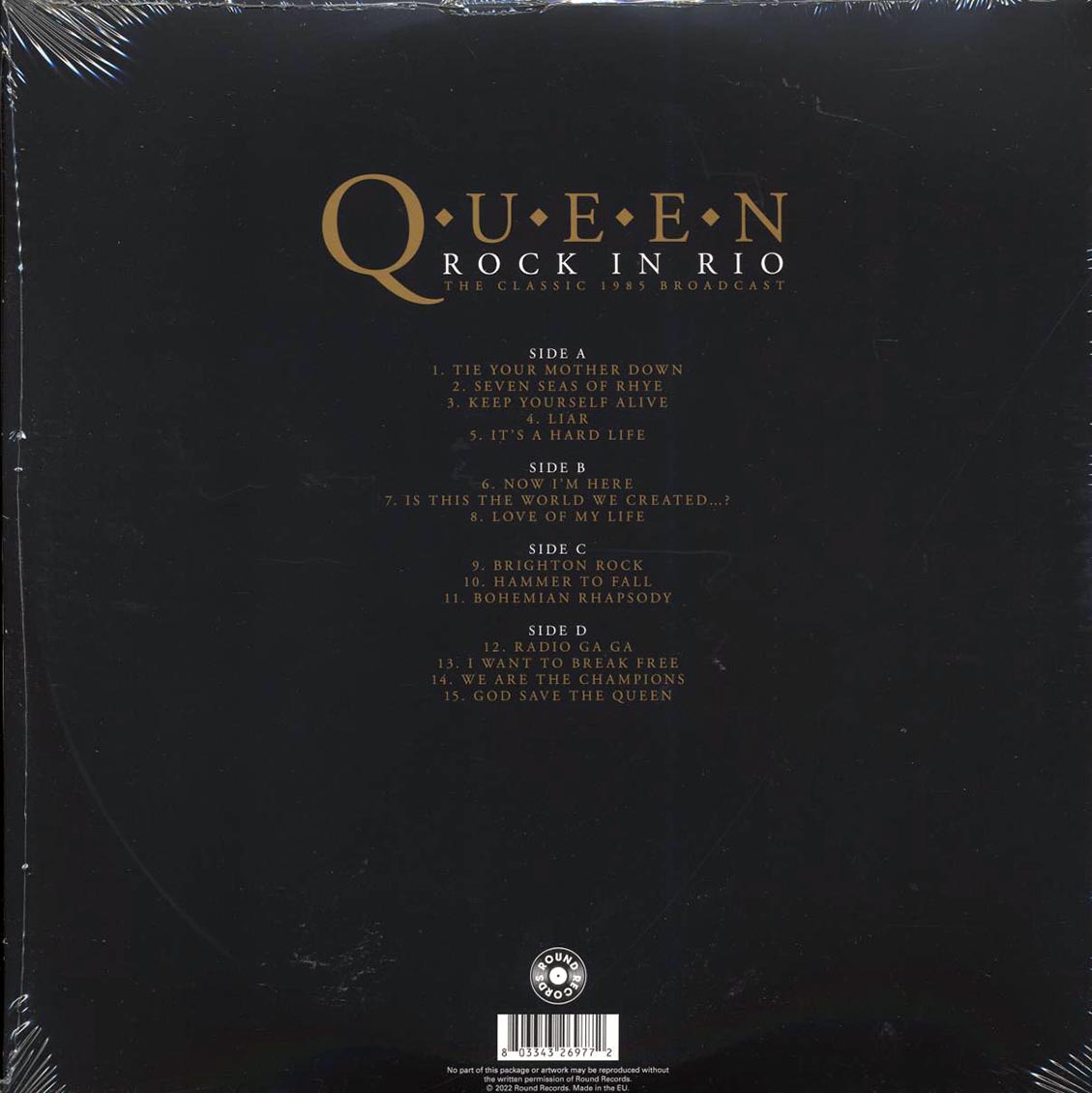 Queen - Rock In Rio 1985 - 2LP Clear Vinyl
