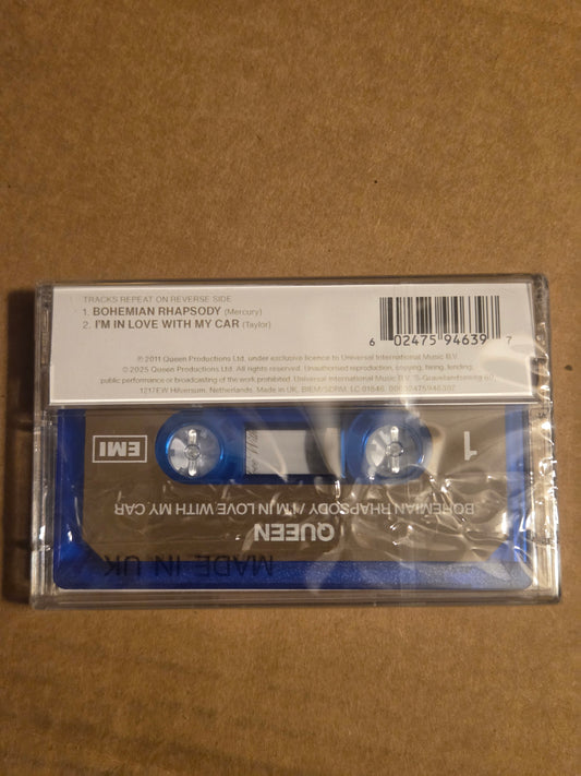 Queen - Bohemian Rhapsody 50th Anniversary Blue Cassette
